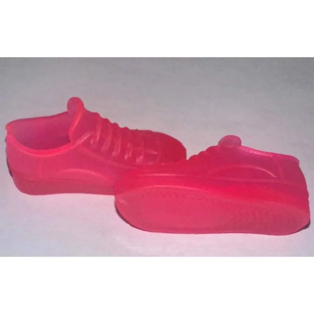 Mattel Barbie Doll Sneakers Hot Pink Slip-On Fashion Shoes